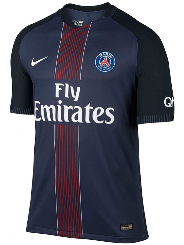 Paris saint-germain maillot rétro de football vintage pour homme tenue de sport haut 2016-2017